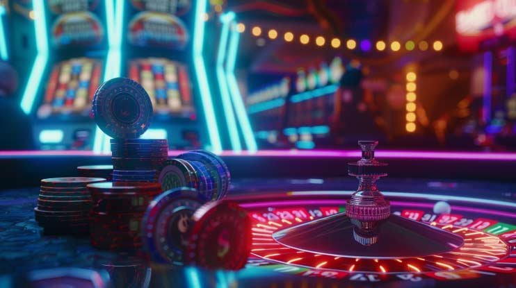 Pengguna bermain blackjack di Live Casino pada platform istanacasino